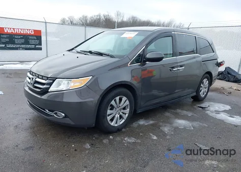 2016 Honda Odyssey Se из США, поврежденный, VIN 5FNRL5H3XGB143575